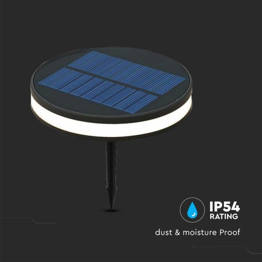 Lampe solaire extérieure LED/1,8W/3,7V IP54 3000K 1800 mAh