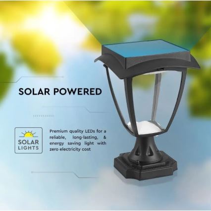 Lampe solaire LED/2W/3,7V 3000/6000K IP65 2200 mAh