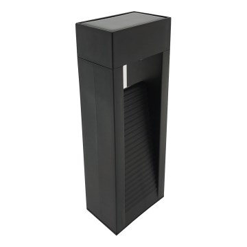 Lampe solaire LED 2xLED/1,2V 200 mAh IP44 noire