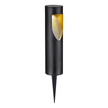 Lampe solaire LED ADDIS, 1,2 V, 600 mAh, IP44, noire