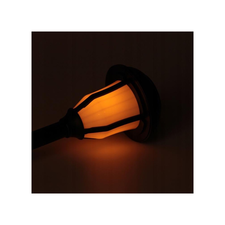 Lampe solaire LED avec capteur crépusculaire LED/2V IP44 600 mAh