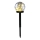 Lampe solaire LED avec capteur GLEAM LED/1,2V 3000K IP44 40 mAh transparente/noire