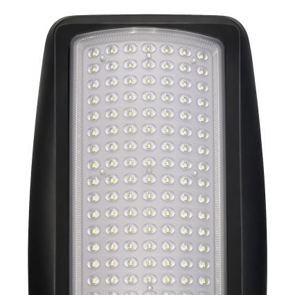 Lampe solaire de rue LED dimmable avec capteur VENICE LED/100W/3,2V 6000 mAh IP65 noire + télécommande