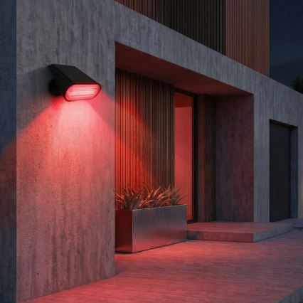 Lampe solaire LED RGB 2 en 1 LED/3,7V 1200 mAh IP54 noire