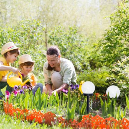 Lampe solaire LED SPHERE, 1,2 V, 4000 K, IP44, 40 mAh, Ø 10 cm