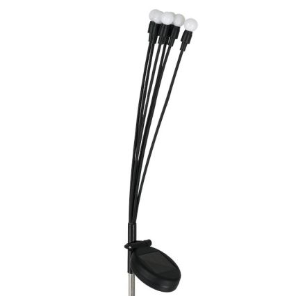Lampe solaire MULTI LED/0,06W/1,2V 150 mAh IP44 noir