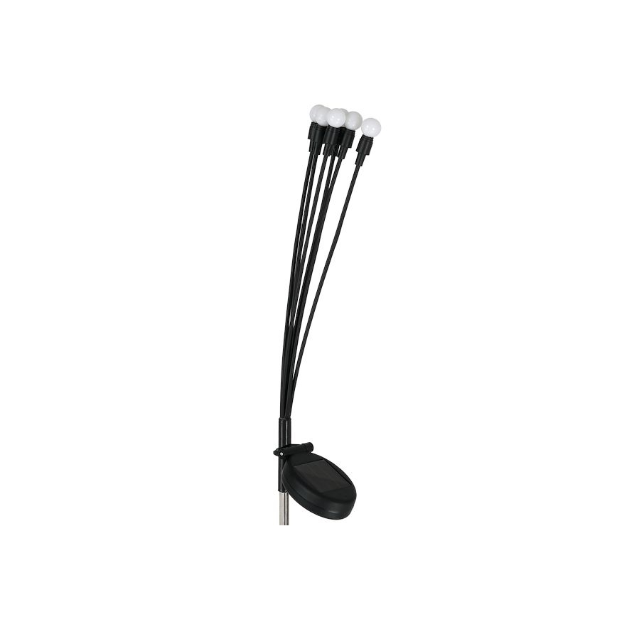 Lampe solaire MULTI LED/0,06W/1,2V 150 mAh IP44 noir