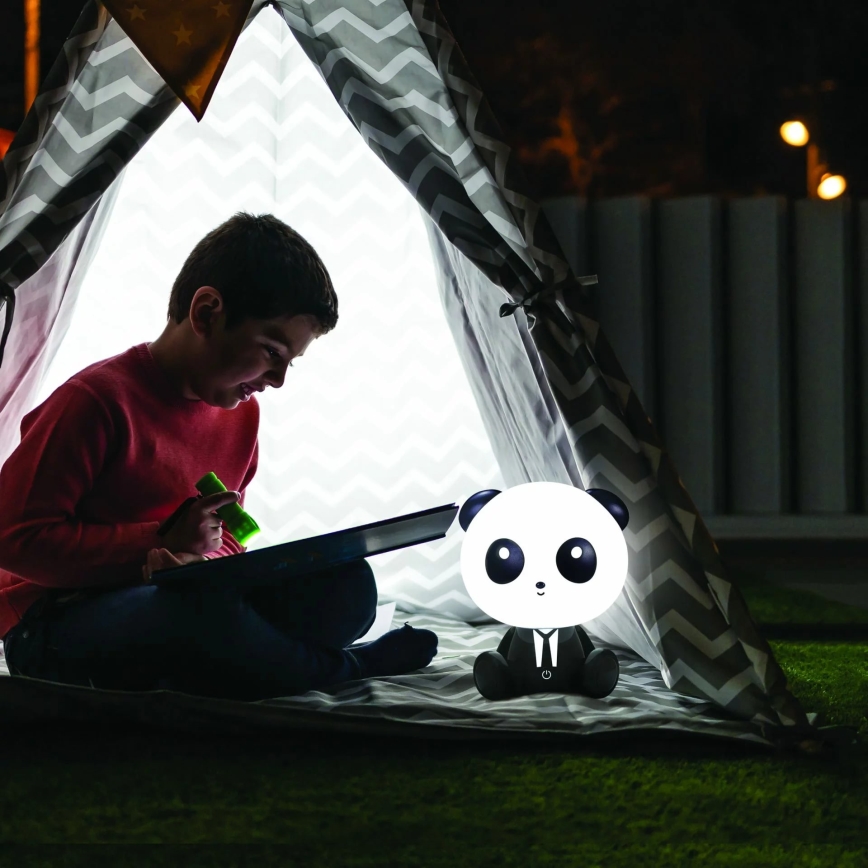 Lampe tactile à intensité variable pour enfants PANDA LED/2,5W/3,7V 1200 mAh