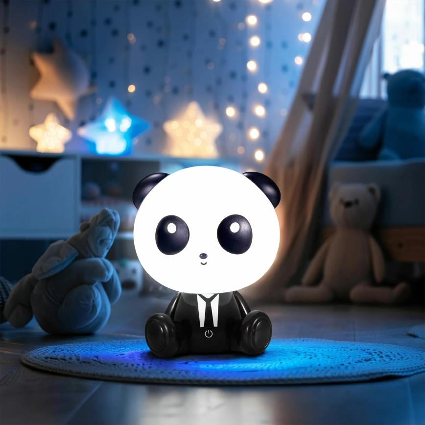 Lampe tactile à intensité variable pour enfants PANDA LED/2,5W/3,7V 1200 mAh
