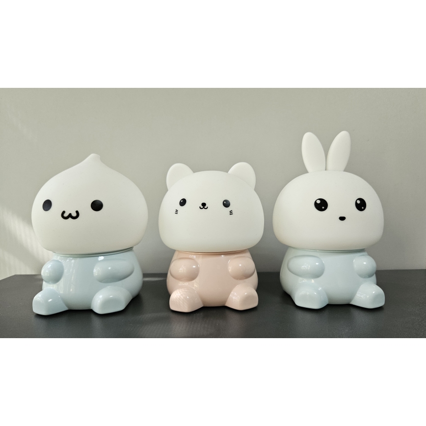 Lampe tactile pour enfants RGBW à intensité variable LED/1W/5V USB 1200 mAh chat