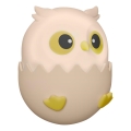 Lampe tactile pour enfants RGBW à intensité variable LED/1W/5V USB 1200 mAh hibou rose