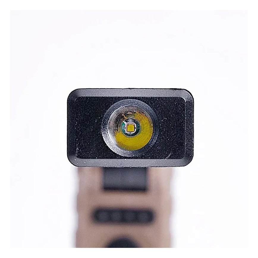 Lampe torche de travail rechargeable à intensité variable avec fonction batterie portative LED/4W/5V IPX4 600 lumens 2000 mAh