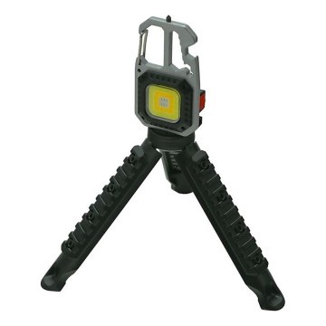 Lampe torche multifonction rechargeable avec support LED/USB-C 400 mAh