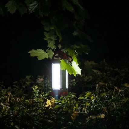 Lampe torche rechargeable à intensité variable 2 en 1 avec fonction batterie portative LED/5 W/230 V 3500 mAh
