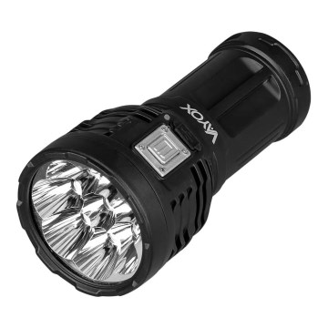 Lampe torche rechargeable à intensité variable LED/5V IPX4 600 brillant 1200 mAh