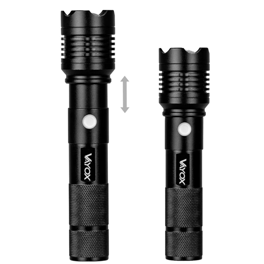 Lampe torche rechargeable LED/10W/5V IPX4 800 brillant 1200 mAh