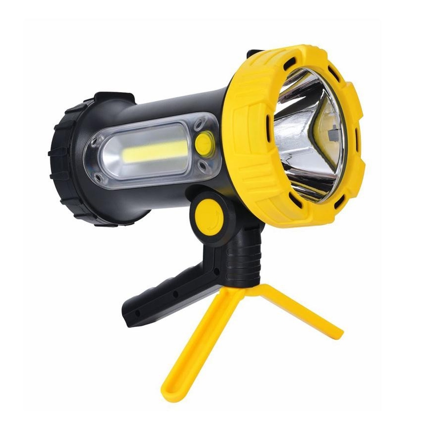 Lampe torche rechargeable LED/5W/4000mAh + LED/3W