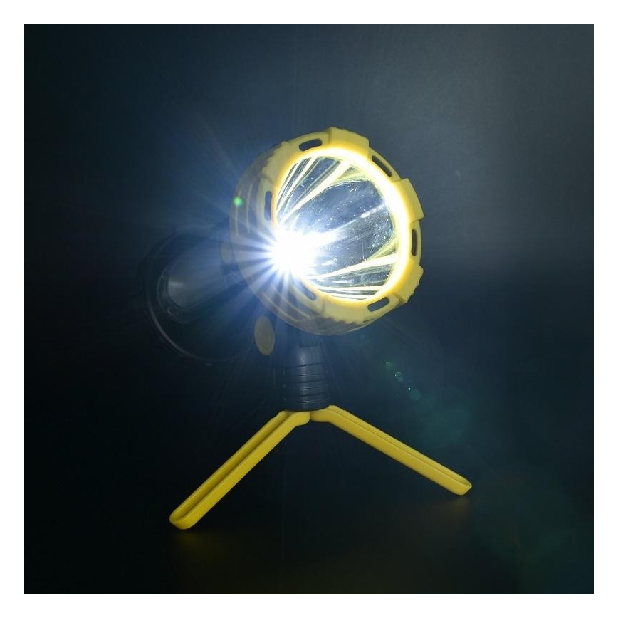 Lampe torche rechargeable LED/5W/4000mAh + LED/3W