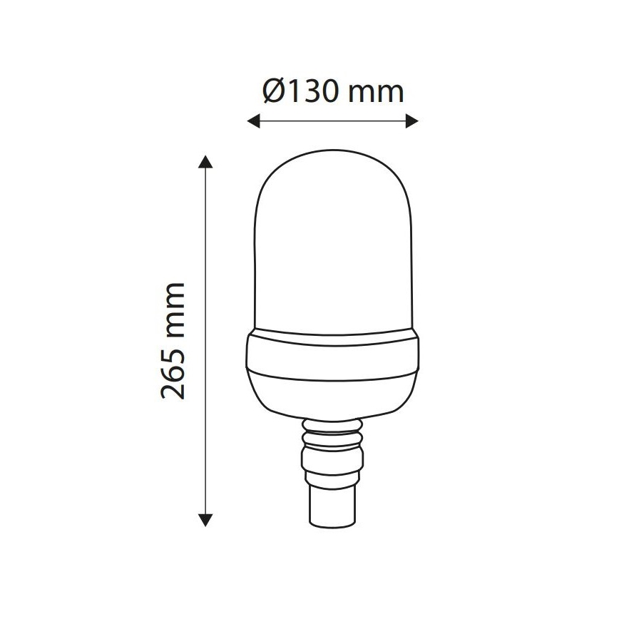 Lampeggiante LED LIGHT LED H1/12-24V