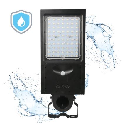 Lampione solare stradale dimmerabile a LED con sensore STREET LED/30W/9,6V 3000/4000K 6000 mAh IP65 + telecomando