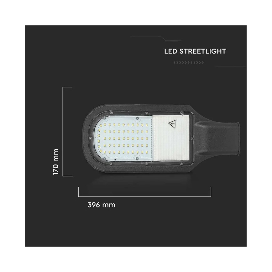 Lampione stradale a LED SAMSUNG CHIP LED/50W/230V 6400K IP65