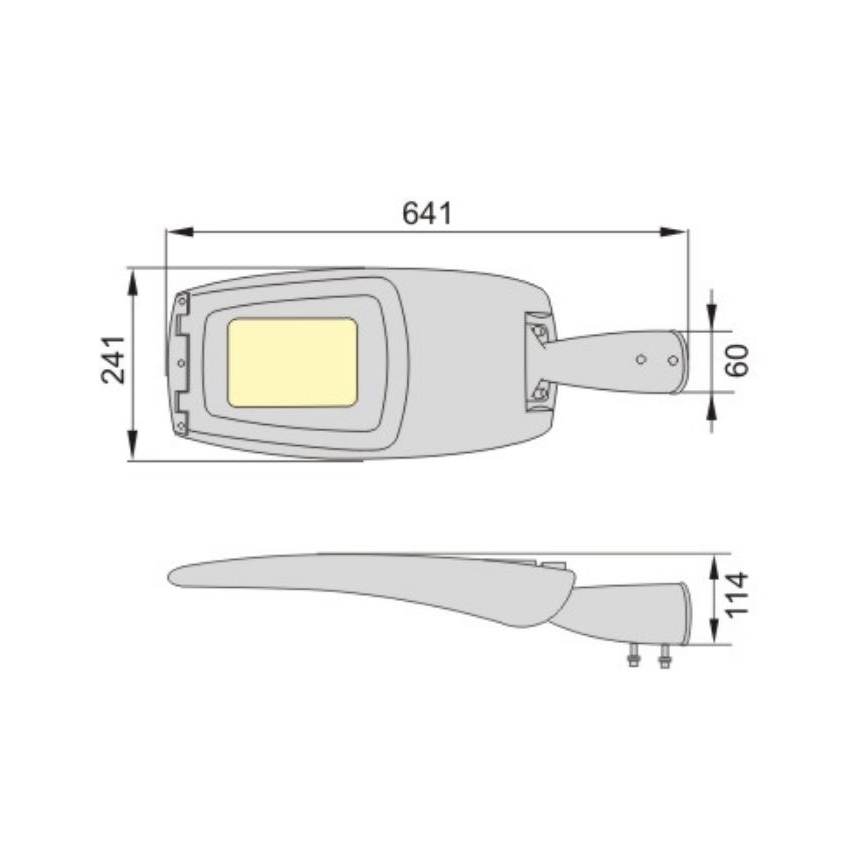 Lampione stradale LED ADQUEN PLUS LED/80W/230V IP66