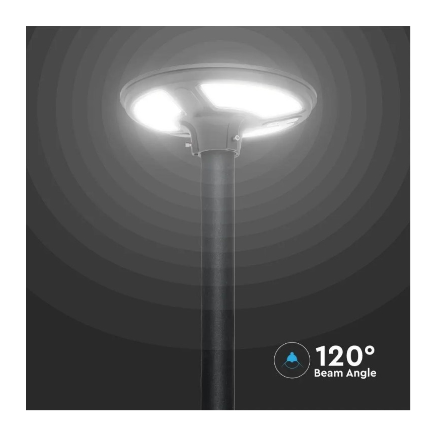 Lampione stradale solare a LED con sensore LED/10W/3,2V 6500K IP65 + telecomando