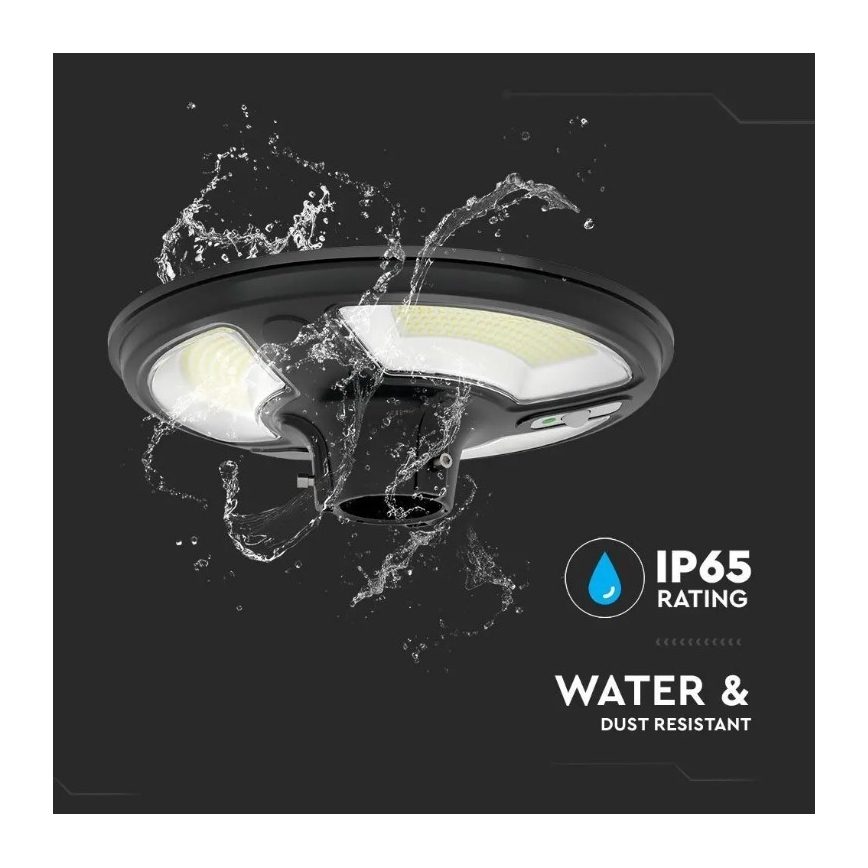 Lampione stradale solare a LED con sensore LED/10W/3,2V 6500K IP65 + telecomando