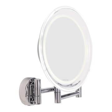 Lanaform - Specchio cosmetico da parete a LED WALL/4xAAA