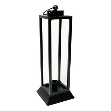 Lanterna decorativa HALL 34 cm nera