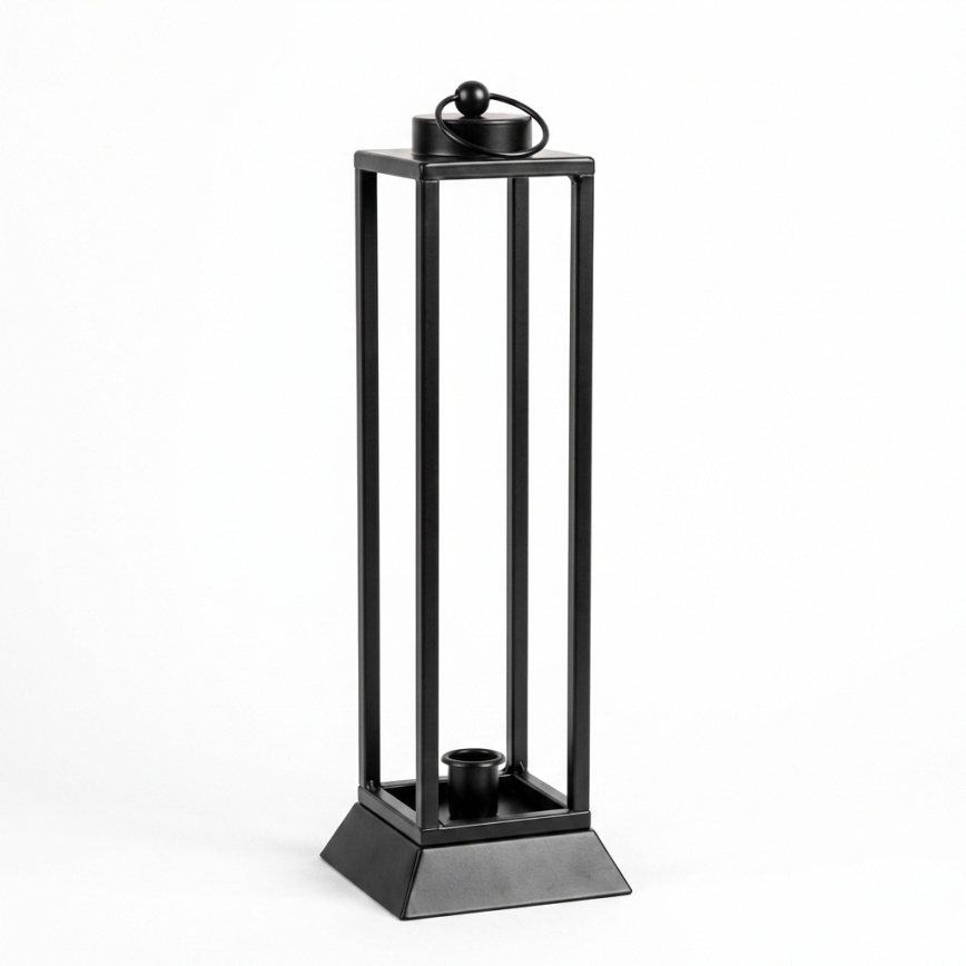 Lanterna decorativa HALL 34 cm nera