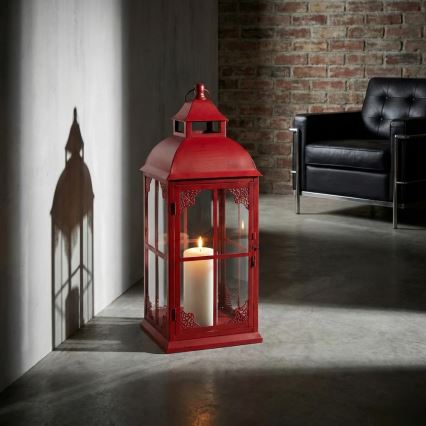 Lanterna decorativa REDY 56 cm rossa
