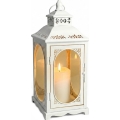 Lanterna decorativa ROSEHILL 54,5 cm bianca