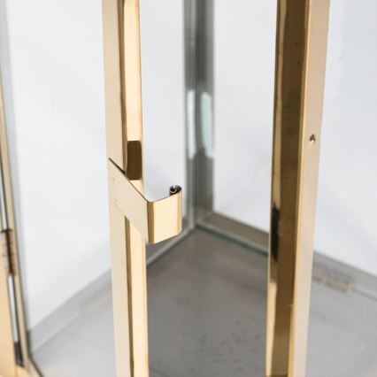 Lanterna decorativa TOWER 29 cm, finitura oro