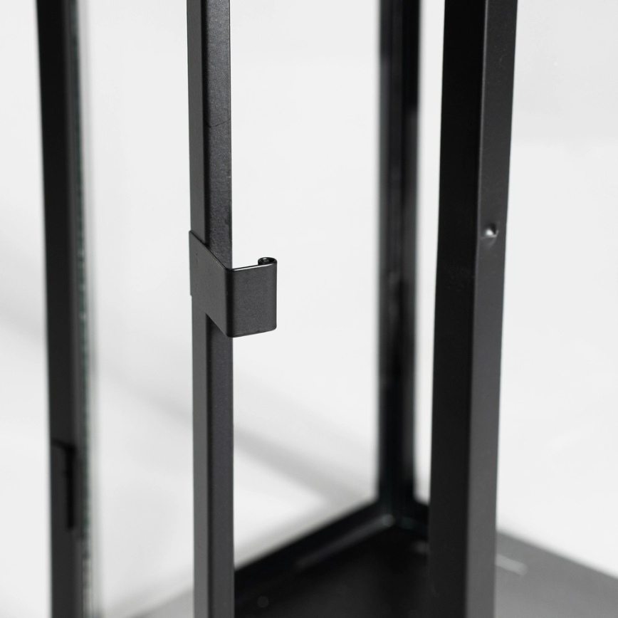 Lanterna decorativa TOWER 49 cm nera