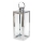 Lanterne décorative TOWER 29 cm chrome brillant