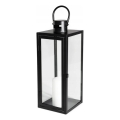 Lanterne décorative TOWER 29 cm, noire