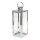 Lanterne décorative TOWER 49 cm en chrome brillant
