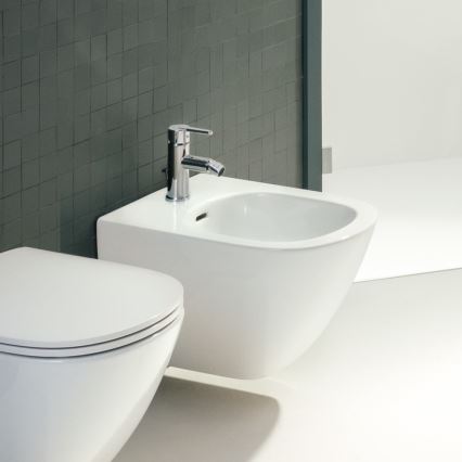 LAUFEN H3410810041141 - Rubinetto del bidet + con scarico LUA cromo lucido