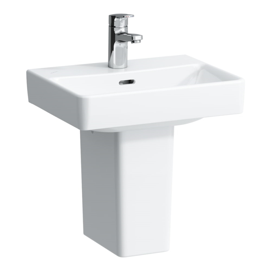 LAUFEN H8159610001041 - PRO Aufsatz-/Wandwaschbecken 45 × 34 cm, Keramik, weiß