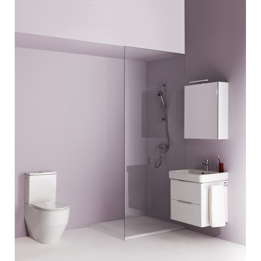 LAUFEN H8299520009721 - Cassetta di scarico PRO con attacco laterale in ceramica/bianco