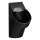 LAUFEN H8402850200001 - Orinatoio VAL, collegamento acqua posteriore, scarico posteriore, ceramica/nero lucido