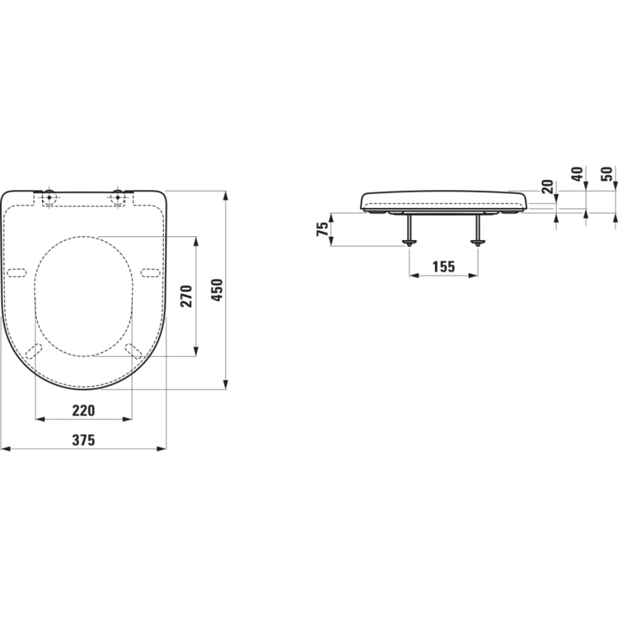 LAUFEN H8939580000001 - Sedile WC SoftClose PRO in Duroplast/bianco