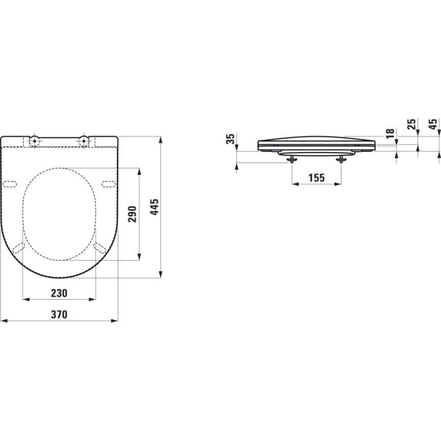 LAUFEN H8989660000001 - Sedile WC SoftClose PRO in duroplast bianco