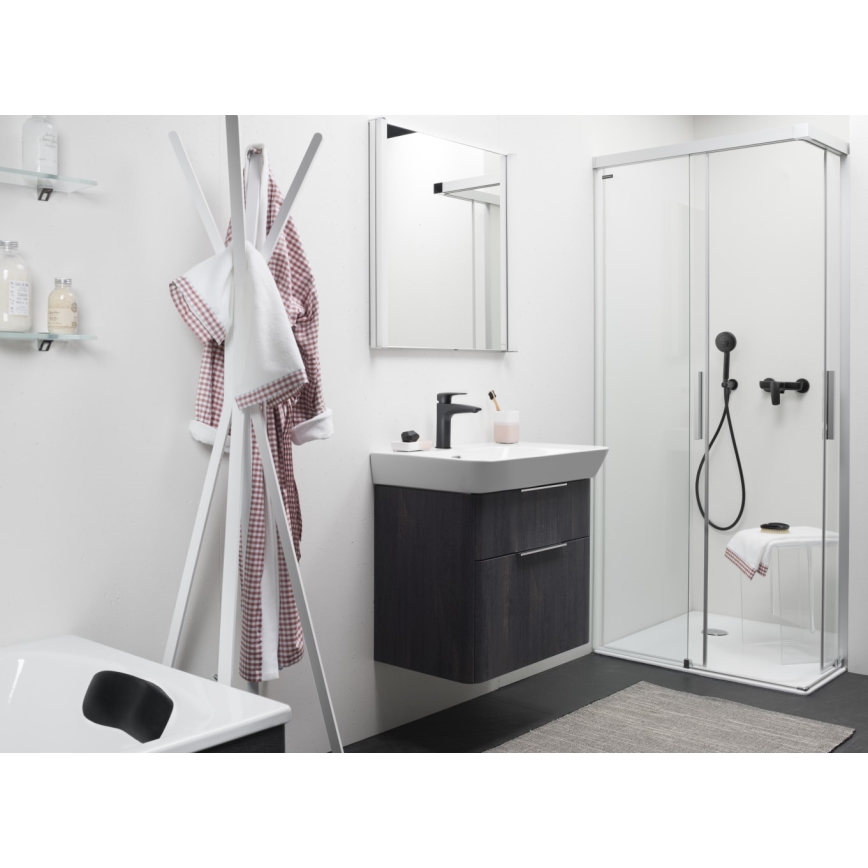 LAUFEN HF500702428000 - Rubinetto del lavandino LAURIN 16,2 cm titanio opaco nero