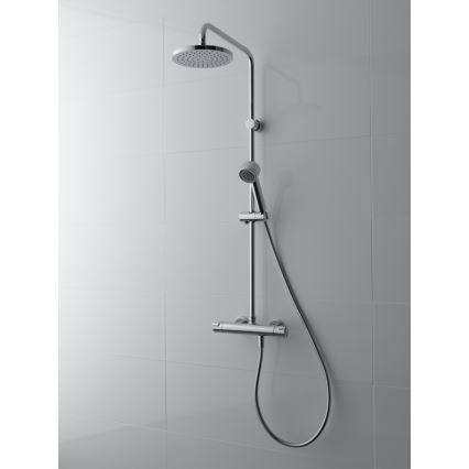 LAUFEN HF500957100600 - Set doccia con rubinetto termostatico CITYPRO cromo lucido