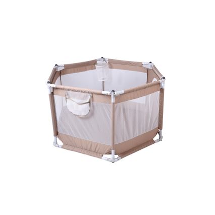 Laufstall 120 cm braun