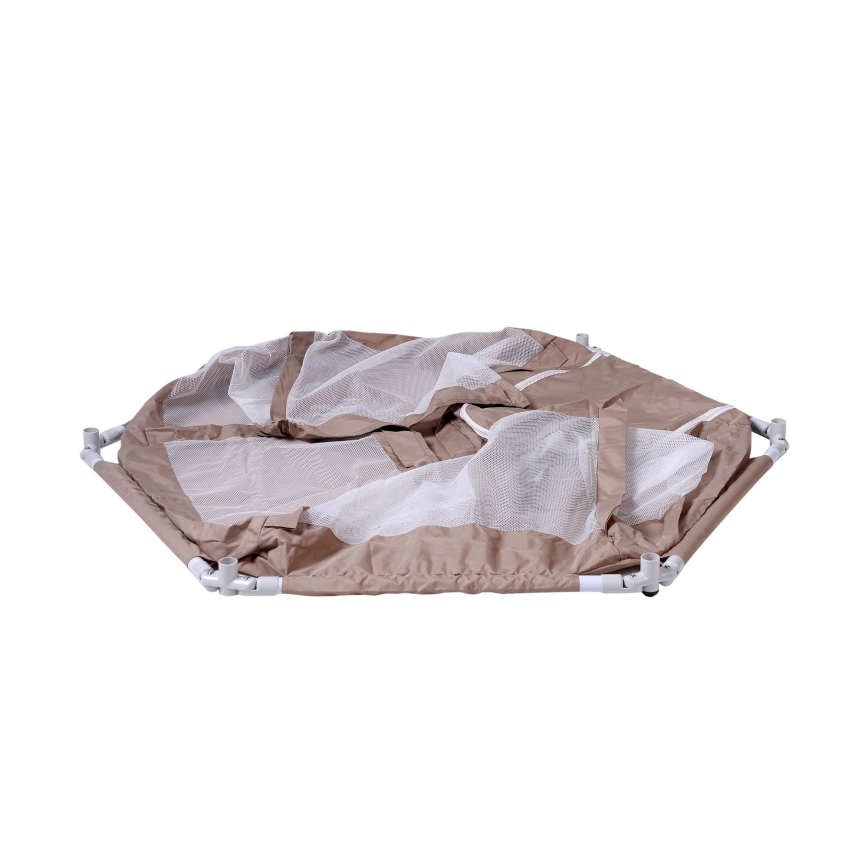 Laufstall 120 cm braun