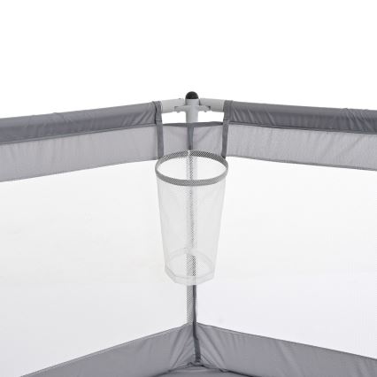 Laufstall 120 cm grau