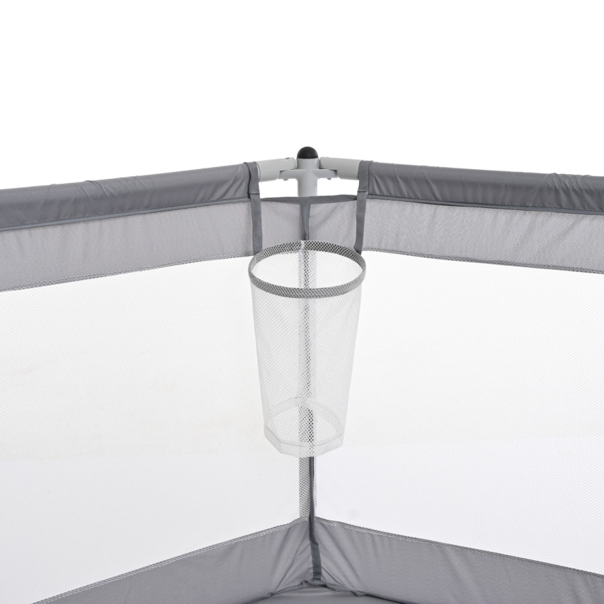 Laufstall 120 cm grau